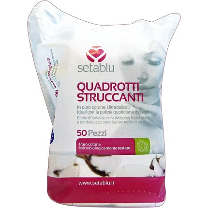 SETABLU Squares Makeup Removers for the Face 50 Pieces