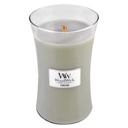 Woodwick Fireside Scented Candle Vase 85 G