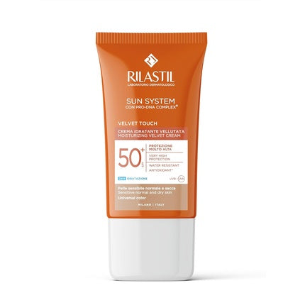 Rilastil Velvet Touch 50+ Velvety Moisturizer Sunscreen for Face