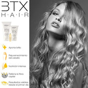 Postquam Fiber BTX Hair Argan Oil, Collagen, and Keratin Treatment - Base, Hair Mask, and Concentrate