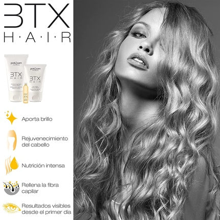 Postquam Fiber BTX Hair Argan Oil, Collagen, and Keratin Treatment - Base, Hair Mask, and Concentrate