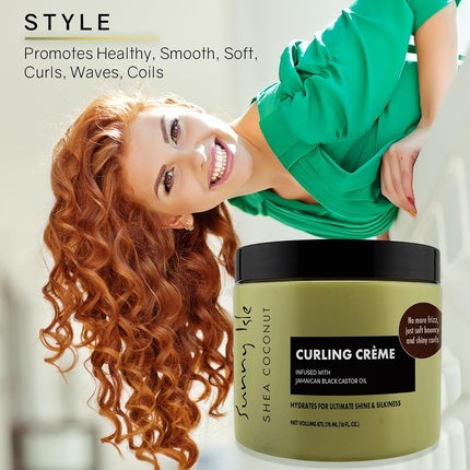 Sunny Isle Shea Coconut Curling Cream 16oz