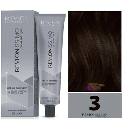 Revlon Revlonissimo Colorsmetique 3 Dark Brown Hair Color 60ml