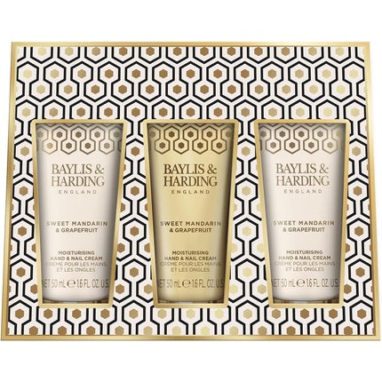 Baylis & Harding Sweet Mandarin & Grapefruit Indulgent Hand Trio Gift Set - Vegan Friendly
