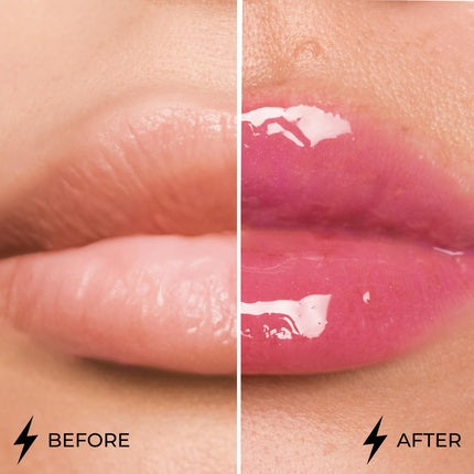 Lamel Dazzle Glow Crystal Clear Lip Gloss - Hydrating Non-Sticky Lip Gloss