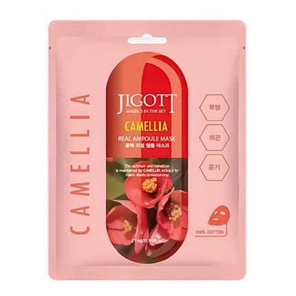 Jigott Jigott Camellia Real Ampoule Mask 27 Ml