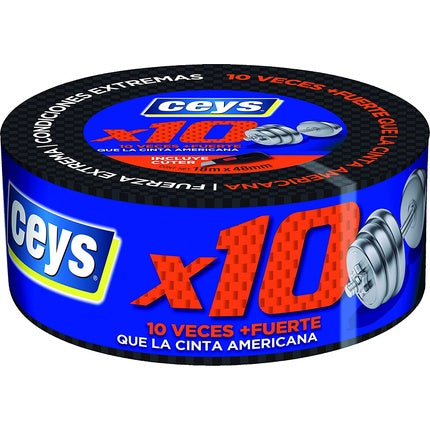 Ceys 130_201_15751672602_5600000051 Cinta X10, Black, 48x18 Mts, 18