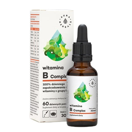 Aura Herbals Vitamin B Complex Drops Dietary Supplement 30ml