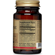 Solgar L-Carnitine Tablets 500mg 30 Tablets - Metabolism Support - Helps Transport Fatty Acids - Vegan, Gluten Free and Kosher