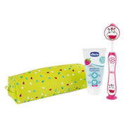 Chicco Hippo Strawberry Toothpaste 50ml + Toothbrush For Ages 3-6