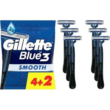 Gillette Blue 3 Disposable Razors Smooth Gillette