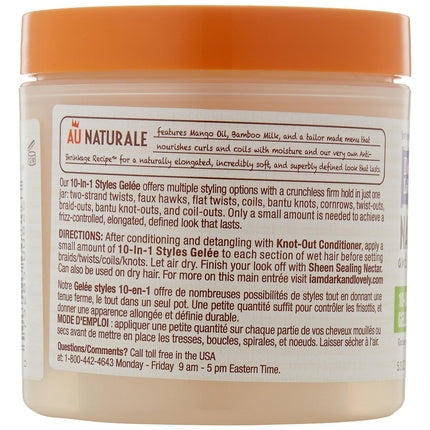 SoftSheen-Carson Dark and Lovely Au Naturale Anti-Shrinkage 10-in-1 Styles Gele 5.3oz