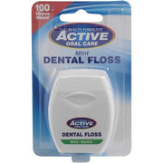 Active Mint Waxed Floss 100m