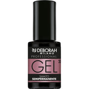 Deborah Milano Semi-Permanent Gel Nail Polish Number 20 Dark Nude Plumping Effect Long Lasting Intense Shiny Nails 4.5ml