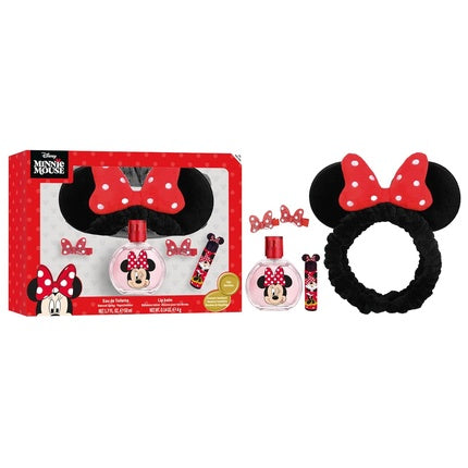 Minnie Set with Eau De Toilette 50ml, Headband, Lip Balm, and Hair Clips
