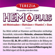 TEREZIA HEMOPLUS Immune System and Blood Nutrient Support Supplement 60 Capsules 500mg