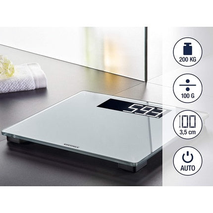 Soehnle Style Sense Comfort Electronic Bathroom Scale 600 Scale Silver