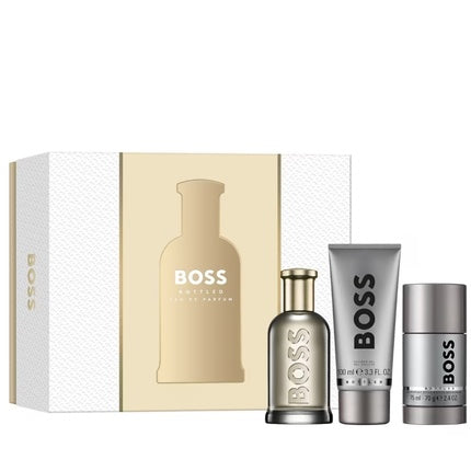 Boss Bottled Gift Set - Eau De Parfum Spray 100ml, Shower Gel 100ml, Stick Deodorant 75ml