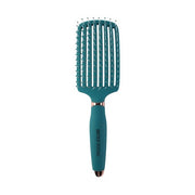 Sister Young Ovia Green Nv - Curved Hair Brush With Ventilation For Detangling, Green