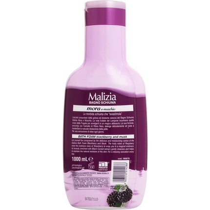 Malizia Musk & Berries Bath Foam 1000ml