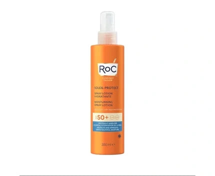 Roc Soleil Protect Body Sunscreen Spray Lotion Spf 50 Moisturizing 200ml