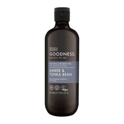 Baylis & Harding Amber & Tonka Bean Men's Shower Gel 500ml