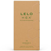 Lelo Hex Organic Condom Box 12 Units - Pack of 12