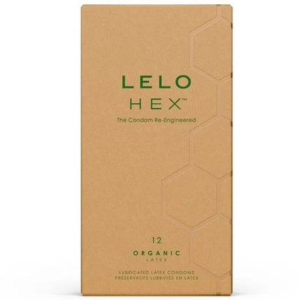 Lelo Hex Organic Condom Box 12 Units - Pack of 12