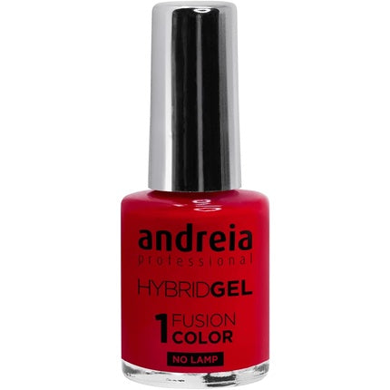 Andreia Professional Hybrid Gel Nail Polish Fusion Colour H43 Red H43 Chocolate - 2 Steps No Lamp Required Long Lasting Easy Removal