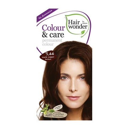 Hairwonder Colour & Care 344 Dark Copper Brown Hair Dye