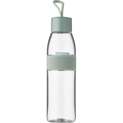 Mepal Water Bottle Ellipse Reusable Leak Proof Drinking Bottle BPA-Free 500ml Nordic Black Nordic Sage