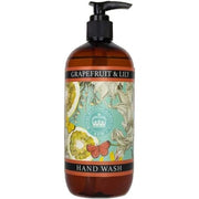 The English Soap Company Kew Gardens Hand and Body Wash Refreshing Botanical Wash with Soothing Aloe Vera and Vitamin E 500ml Grapefruit & Lily