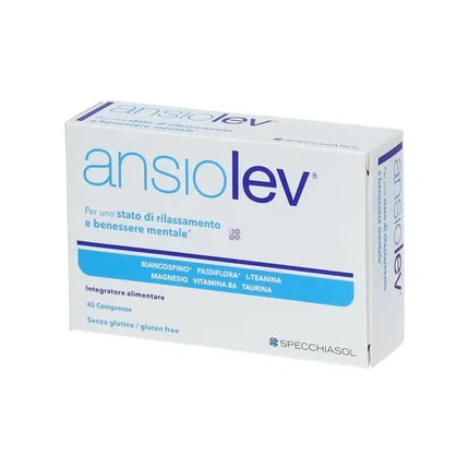 Specchiasol Ansiolev Supplement For Anxiety And Stress 45 Tablets