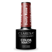Claresa Dusty Rose UV Nail Polish 5ml - Pack of 3