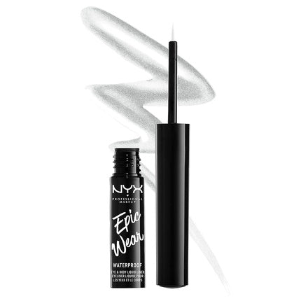 Nyx Professional Makeup Epic Wear Metallic Liquid Liner Silver Metal