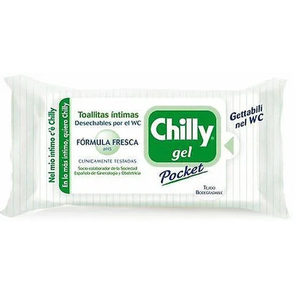 Chilly Pocket Fresh Wipes Chilly Intimate Wipes Fresh Formula Ph5 12 Units