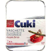 Cuki Aluminium Trays with Lid 4 Portions