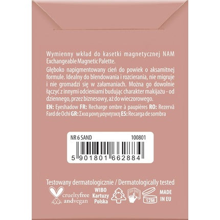 NAM Makeup Matte Eyeshadow 6 Sand 3.5g