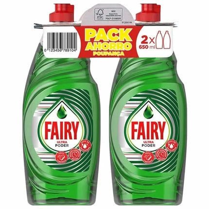 Fairy Ultra Powder 2x650ml
