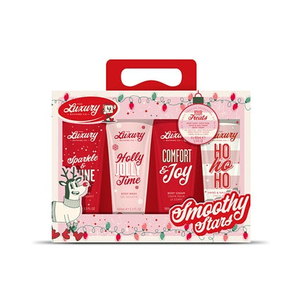 Grace Cole Body Care Gift Set Christmas Sweets Cocoa Vanilla 4 Pieces