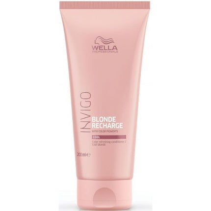Wella Professionals Invigo Blonde Recharge Cool Colour Refreshing Conditioner For Refreshing Cool Shades Of Blonde Hair