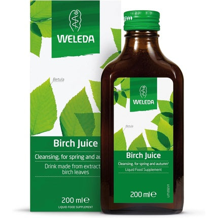 Weleda Birch Juice Cleansing Liquid Food Supplement No Added Sugar Vegan