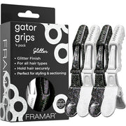 Framar Glitter Crocodile Hair Sectioning Clips for Women