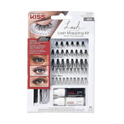 Kiss 3D Lash DIY Eyelash Semi-Permanent Mapping Kit with Glue Remover Accessories