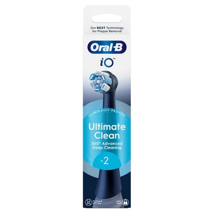 Oral-B Electric Toothbrush Refill Io Ultimate Clean Black