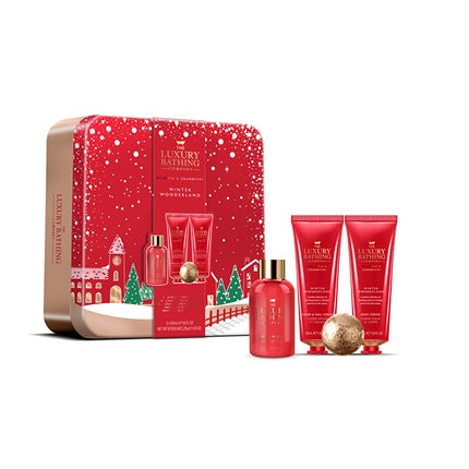 Grace Cole Body Care Gift Set In Tin - Fig & Cranberry, 4 Pieces