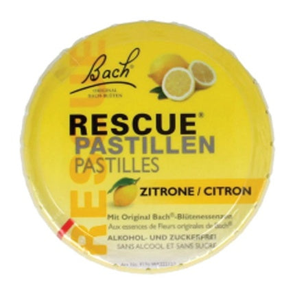 Bach Rescue Pastilles Lemon - Herbal Remedy For Stress Relief