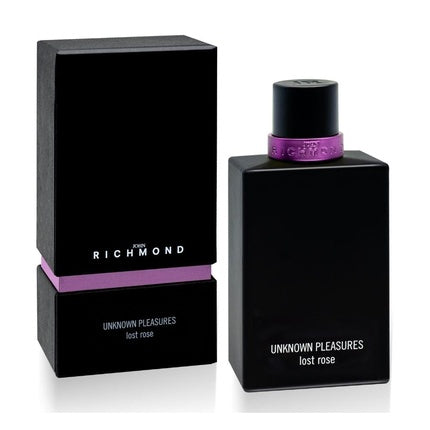 John Richmond Unknown Pleasures Lost Rose Eau De Parfume Intensive Unisex Perfume with Mysterious Character Scent Notes: Amber Woody Musk 100ml