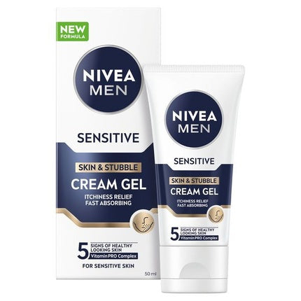 Nivea Sensitive Skin Stubble Cream Gel 50 Ml