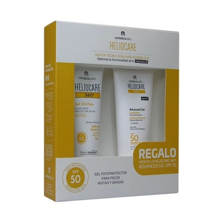 Heliocare Heliocare 360 Gel Oil Free Dry Touch Face Spf 50 50ml Set 2 Pieces